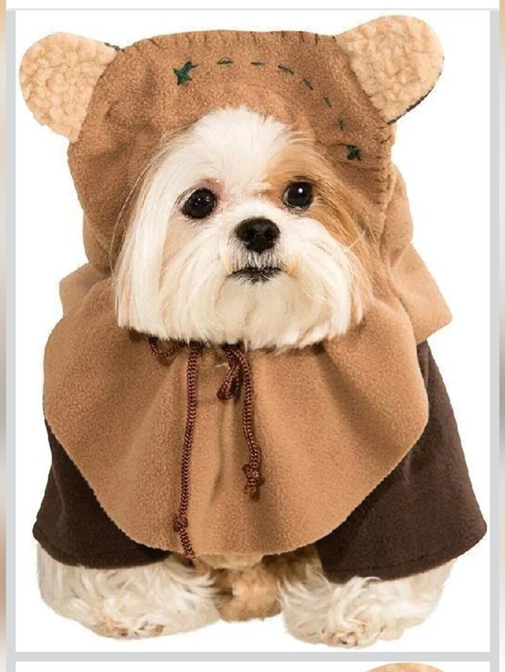 Ewok Pet Costume New Never Used